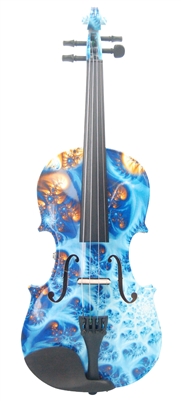 Geneva Blue Pearl Visual Art Electric Violin